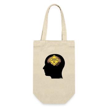 Mindful Construction Brain Tee - Gift Bag for Bottles - nature - Front