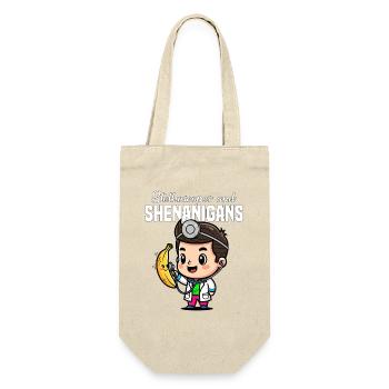 STETHOSKOPE UND SPIELEREIEN - DOCTOR GIFT - Geschenkbeutel für Flaschen - Natur - Vorne