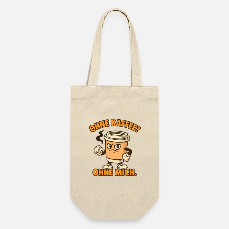 Sans café ? Sans moi. - Sac à bouteille - nature