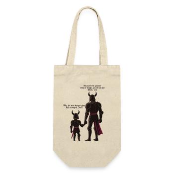 Funny Gamer Dad – Full Strength RPG Humor - Gift Bag for Bottles - nature - Front