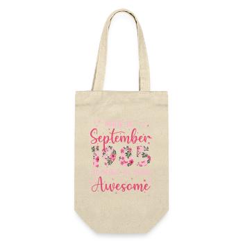 Septembre 1985 Anniversaire 40 Ans Pour Femmes - Sac à bouteille - nature - Devant