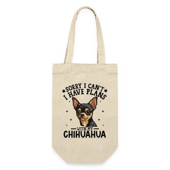 Charming Chihuahua Portrait Design - Gift Bag for Bottles - nature - Front