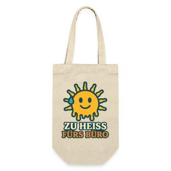 Too hot for the office - Gift Bag for Bottles - nature - Front