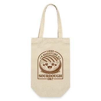 I Just Really Like Sourdough Ok? - Gift Bag for Bottles - nature - Front