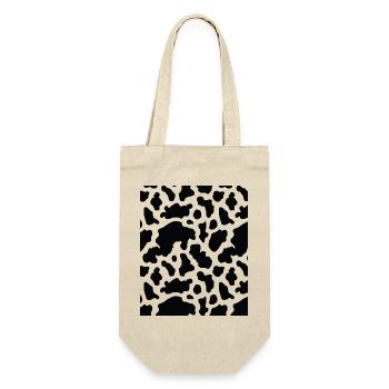 Cow Pattern - Gift Bag for Bottles - nature - Front