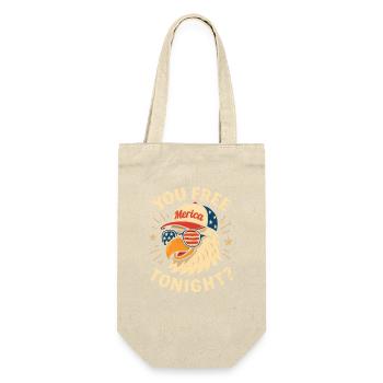 You're free tonight, Eagle, July 4 - Gift Bag for Bottles - nature - Front