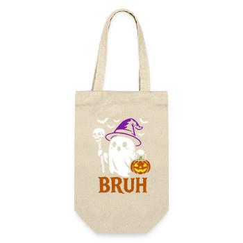 Ghost Broth, Halloween Party Costume - Pumpkin - Gift Bag for Bottles - nature - Front