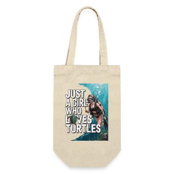 Just a girl who loves turtles - Gift Bag for Bottles - nature - Front
