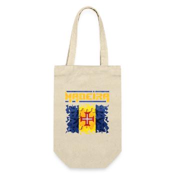 Motif abstrait du drapeau de Madère - Sac à bouteille - nature - Devant