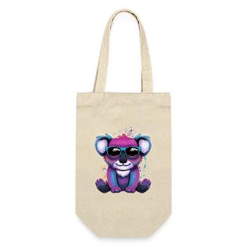 Australia Bamboo Eater Marsupial Koala - Gift Bag for Bottles - nature - Front