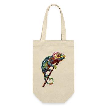Chameleon Lizard Reptile Chameleon Iguana Lizard - Gift Bag for Bottles - nature - Front
