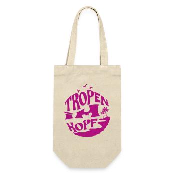 Tropische Hoffnung Illustration - Geschenkbeutel für Flaschen - Natur - Vorne
