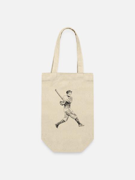 Baseball - Geschenkbeutel für Flaschen - Natur