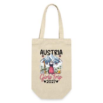 Austria Girls Trip 2027 - Gift Bag for Bottles - nature - Front