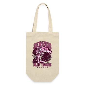 Serious About Blue Tongue Skinks Reptile Keeper - Gift Bag for Bottles - nature - Front