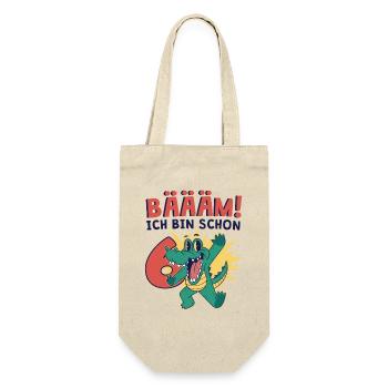 Cadeau d'anniversaire pour les 6 ans d'un enfant - Sac à bouteille - nature - Devant