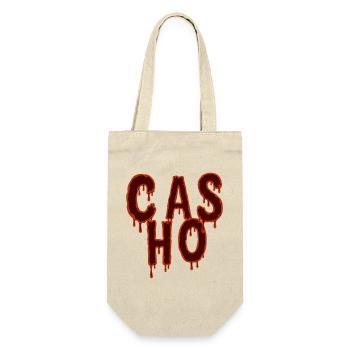 Tropfender Text Horror-Modedesign - Geschenkbeutel für Flaschen - Natur - Vorne