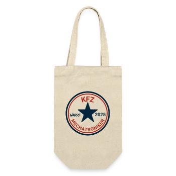 Automotive Mechatronics Technician 2025 Badge - Gift Bag for Bottles - nature - Front