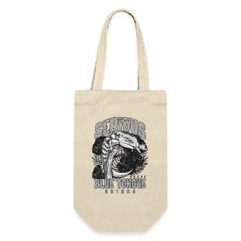 Serious About Blue Tongue Skinks Reptile Keeper - Gift Bag for Bottles - nature - Front