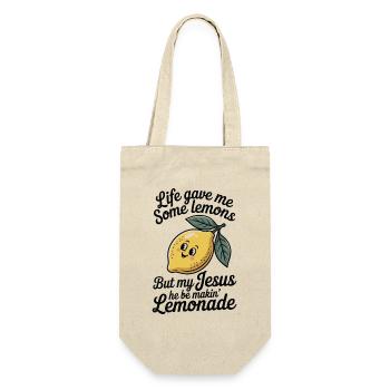 La vie m'a donné des citrons Jésus fait de la limonade - Sac à bouteille - nature - Devant