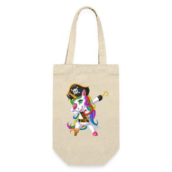 Unicorn Funny , Unicorn cute - Gift Bag for Bottles - nature - Front