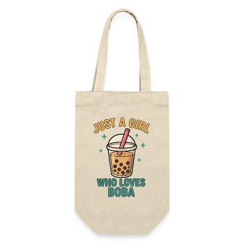 Boba Lovers Motif - Sac à bouteille - nature - Devant