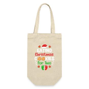 Révélation du sexe de Noël de la future maman - Sac à bouteille - nature - Devant