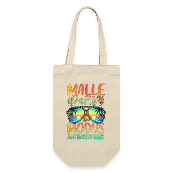 Malle Party Mode Activated - Gift Bag for Bottles - nature - Front