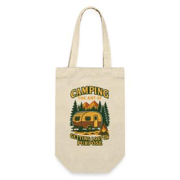 Camping The Art Of Getting Lost On Purpose - Gift Bag for Bottles - nature - Front