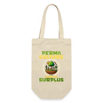 Permaculture illustration with plant diversity - Gift Bag for Bottles - nature - Front