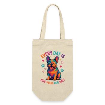 French Bulldog - Gift Bag for Bottles - nature - Front