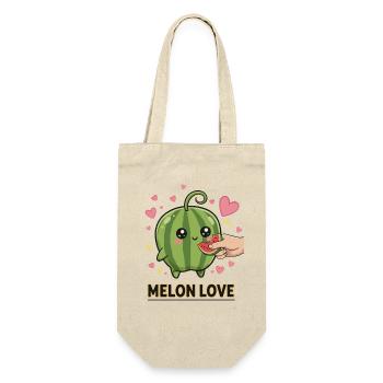 Melon Love Kawaii Manga Watermelon - Gift Bag for Bottles - nature - Front