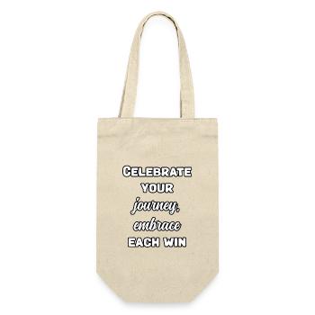 Célébrez votre parcours, adoptez chaque design gagnant - Sac à bouteille - nature - Devant