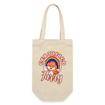 Thank you furry much - Gift Bag for Bottles - nature - Front