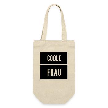 Cool woman - Gift Bag for Bottles - nature - Front