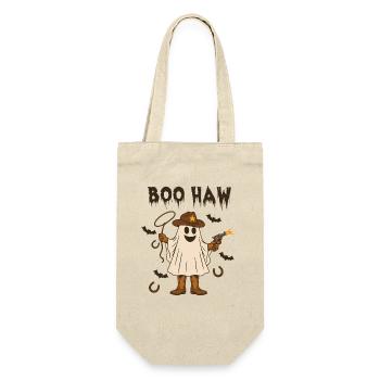 Scary Cowboy Ghost Illustration - Gift Bag for Bottles - nature - Front
