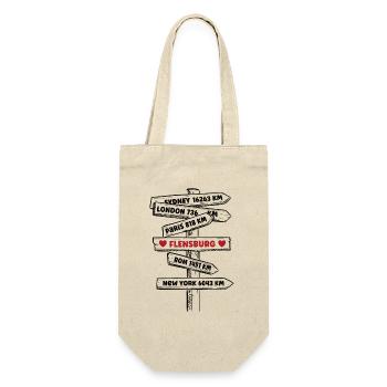 Flensburg Baltic Sea Resort Holiday Baltic Sea Coast Home - Gift Bag for Bottles - nature - Front