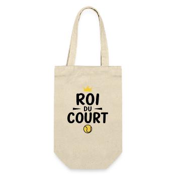 Roi du Court Cadeau Joueur de Tennis - Sac à bouteille - nature - Devant