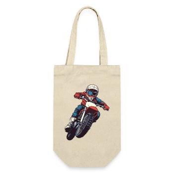 Adrenaline motorcyclist - Gift Bag for Bottles - nature - Front