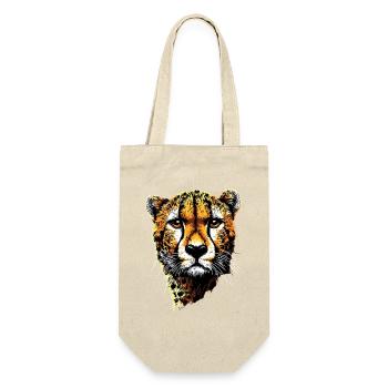 Cheetah Cheetah Big Cat Cat Lover Cheetah - Gift Bag for Bottles - nature - Front