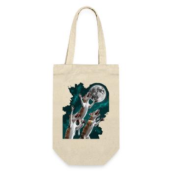 Moonlit Night with Wild Thylacines Tasmanian Tiger - Gift Bag for Bottles - nature - Front