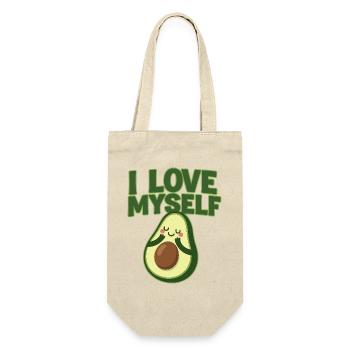 Sweet Avocado Positivity Print - Sac à bouteille - nature - Devant