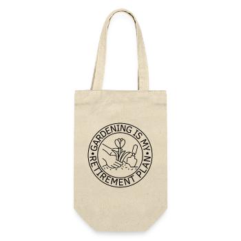Gardening Retirement Plan Gardener - Gift Bag for Bottles - nature - Front