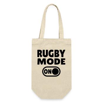 Rugby Mode ON - Pure Rugby Passion - Gift Bag for Bottles - nature - Front