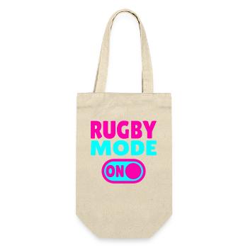 Rugby Mode ON - Pure Rugby Passion - Gift Bag for Bottles - nature - Front