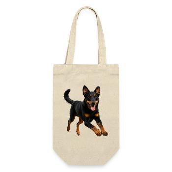 Beauceron - Geschenkbeutel für Flaschen - Natur - Vorne
