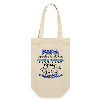 Dad Saying Funny Father's Day Gift for Dad - Gift Bag for Bottles - nature - Front