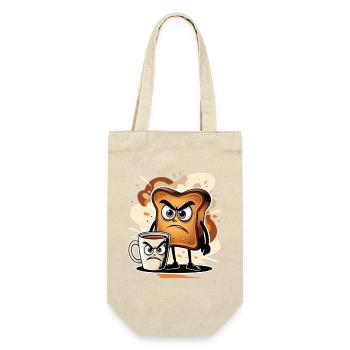 Angry toasts and coffee cup design - Gift Bag for Bottles - nature - Front