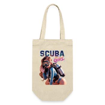 Scuba Girl Diver Design - Sac à bouteille - nature - Devant