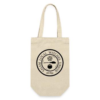 Salem Lokale Hexenunion Halloween - Geschenkbeutel für Flaschen - Natur - Vorne
